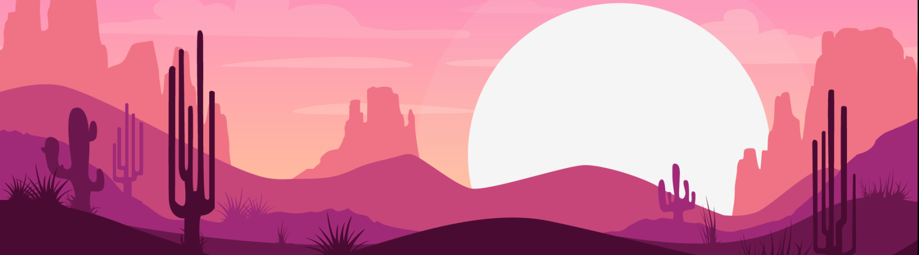 drawing of arizona sunset